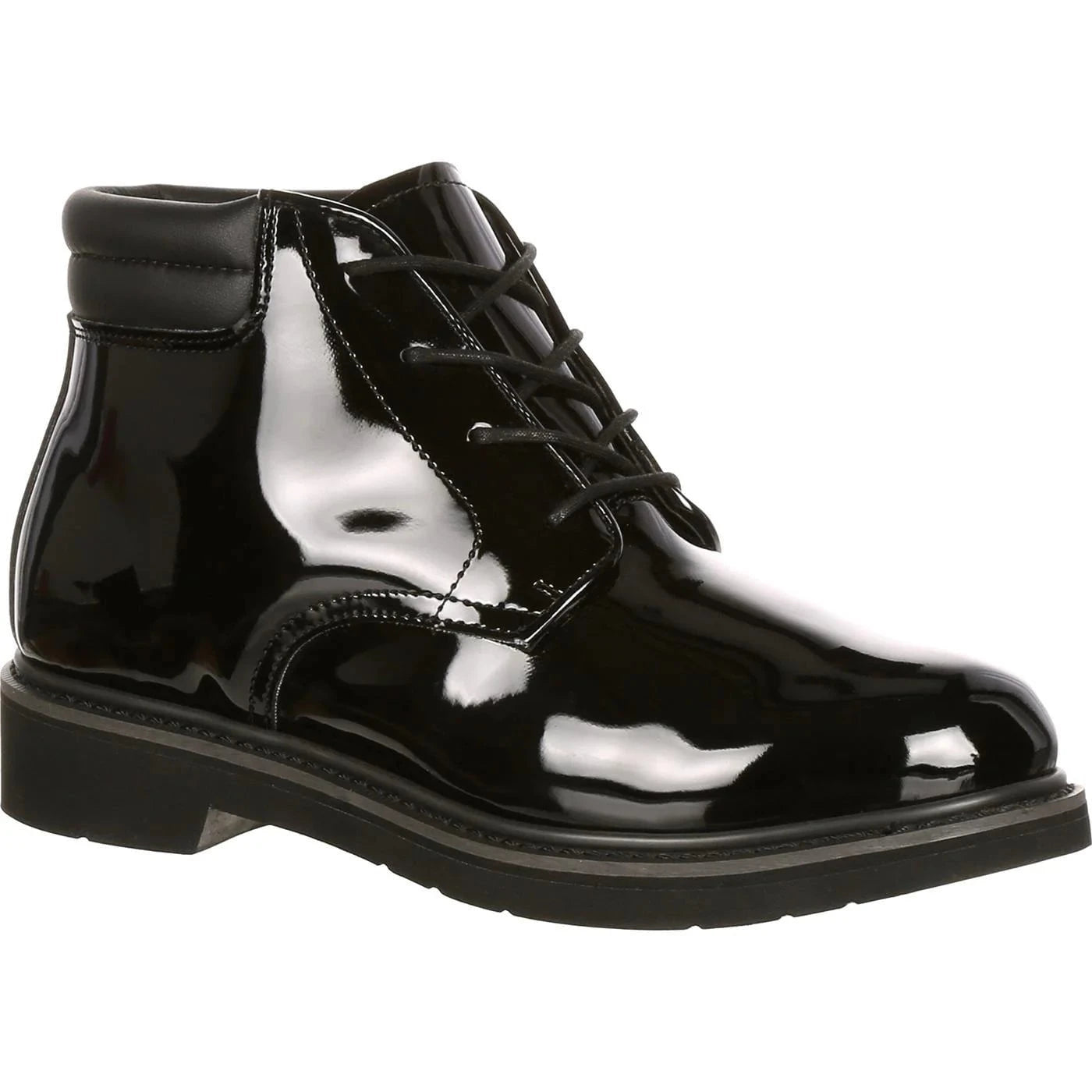 Rocky Uniform Boots Fire_Safety_USA Rocky Dress Leather High Gloss Chukka