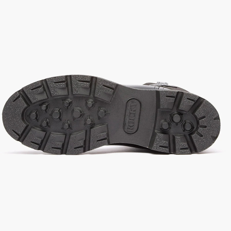 Rocky Uniform Boots Fire_Safety_USA Rocky Warden Pull-On Wellington Public Service Boot