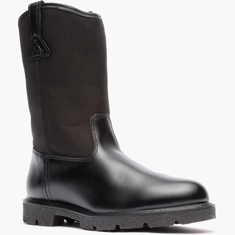 Rocky Uniform Boots Fire_Safety_USA Rocky Warden Pull-On Wellington Public Service Boot