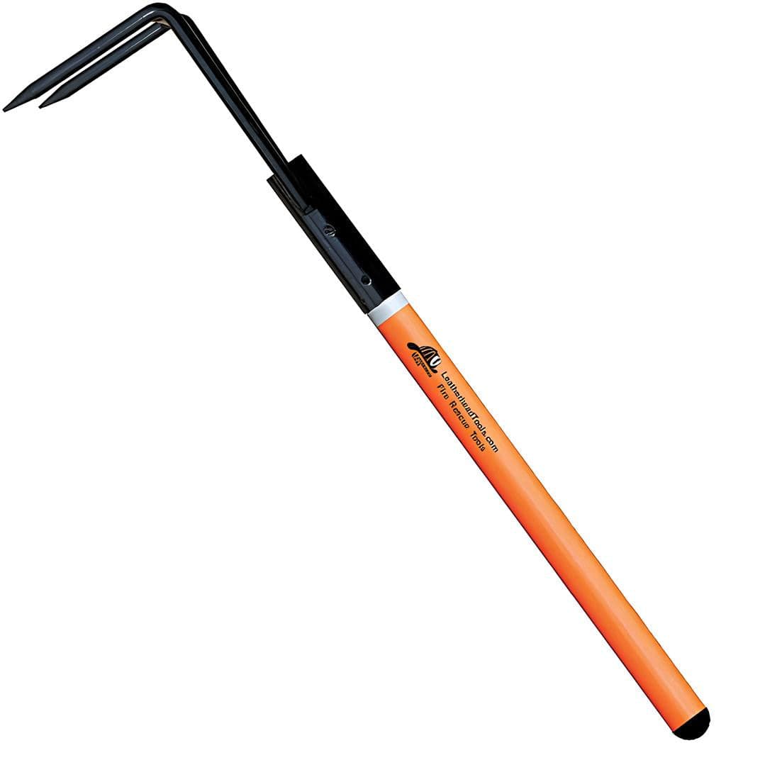 LeatherHead Tools Pike Pole Fire_Safety_USA Rubbish Hook Pike Pole Pro Lite with Rubber Bumper