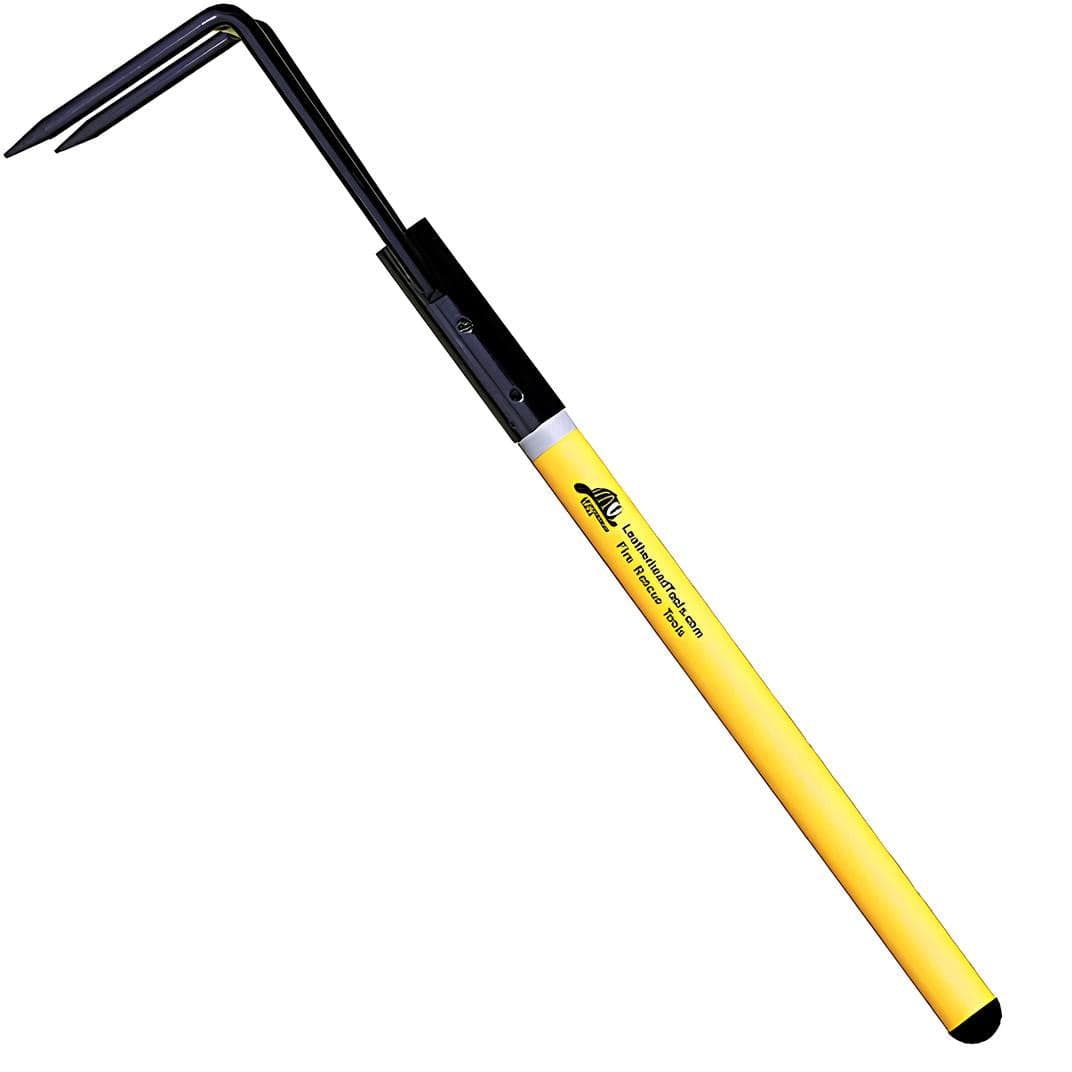 LeatherHead Tools Pike Pole Fire_Safety_USA Rubbish Hook Pike Pole Pro Lite with Rubber Bumper