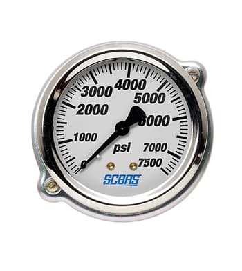SCBAS Gauge Fire_Safety_USA SCBAS 94-001SS Gauge