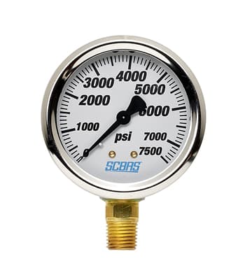 SCBAS Gauge Fire_Safety_USA SCBAS 94-003SS Gauge