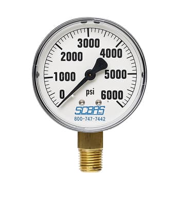 SCBAS Gauge Fire_Safety_USA SCBAS 94-005 Gauge