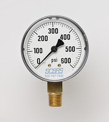 SCBAS Gauge Fire_Safety_USA SCBAS 94-006 Gauge