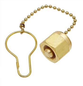 SCBAS Pipe Fittings Fire_Safety_USA SCBAS CGA-346 Leak Proof Cap & Chain Assembly