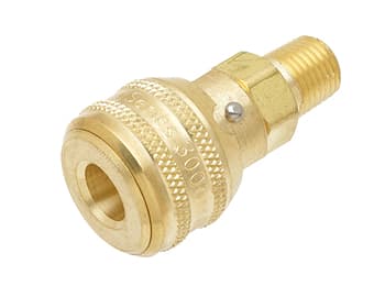 SCBAS Quick Disconnect Couplings Fire_Safety_USA SCBAS Low Pressure Quick Disconnect Hansen Coupling X 1/4" NPT Male