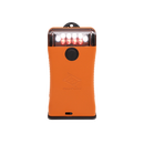 FoxFury Flashlight Fire_Safety_USA Scout Clip Light with White and Red LEDs - Orange