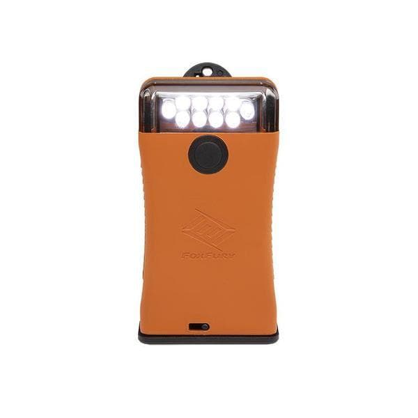 FoxFury Flashlight Fire_Safety_USA Scout Clip Light with White LEDs - Orange