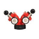 Fire Hose Nozzles Direct Wyes Fire_Safety_USA Self Locking Leader Line Wye Valve (1) 2-1/2" Female Inlet x (2) 1-1/2" Male Outlets