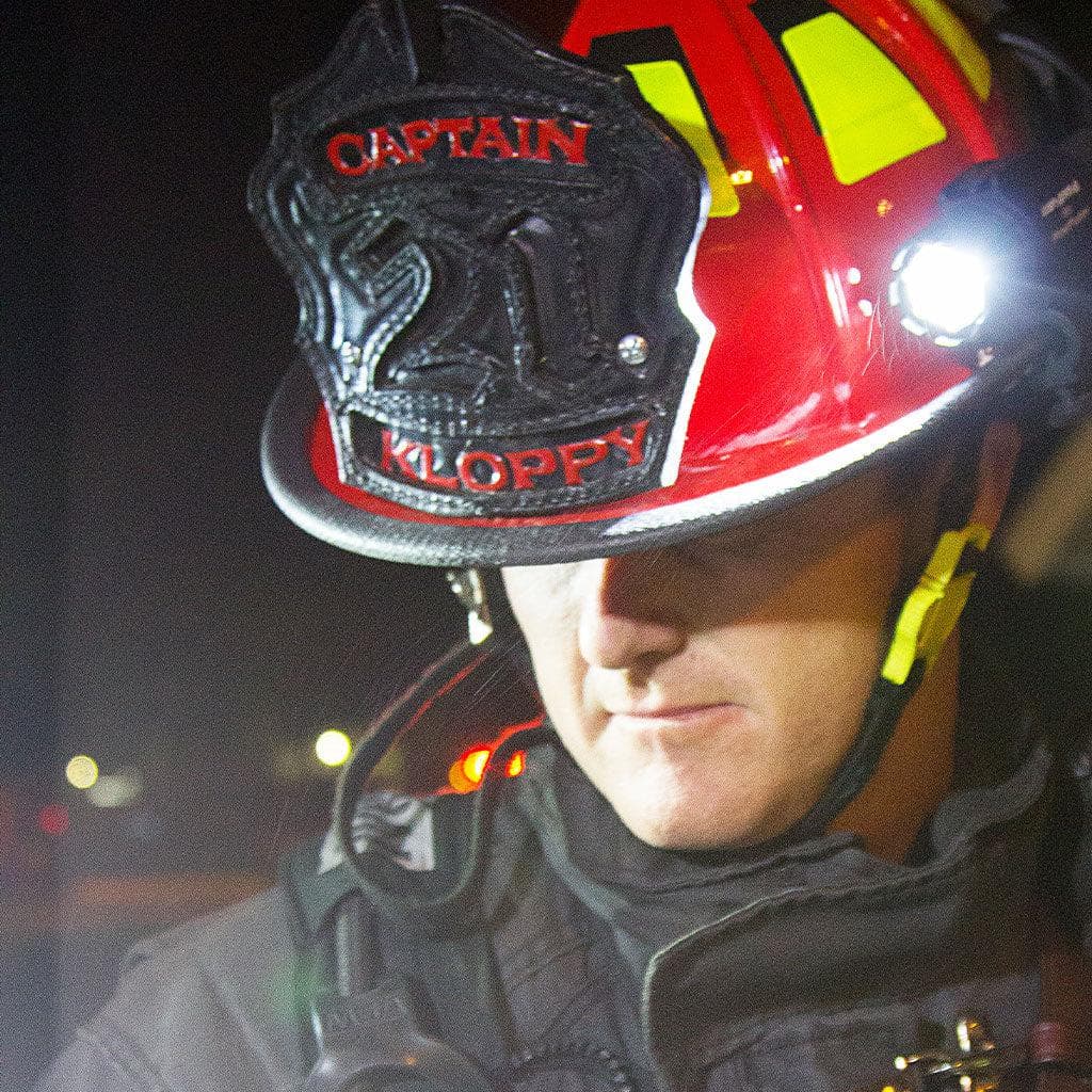 FoxFury Headlamps Fire_Safety_USA SideSlide C-Clamp Mini