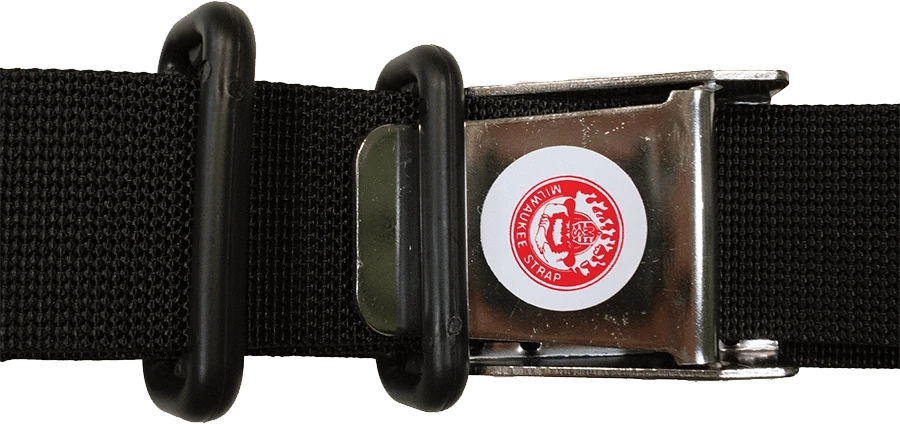 R & B Fabrication Hose Strap Fire_Safety_USA Single Gripper Straps (Set of 4)