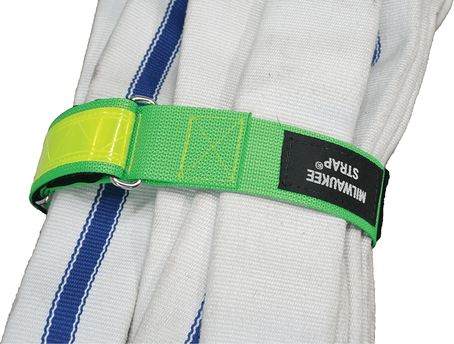 R & B Fabrication Hose Strap Fire_Safety_USA Single Gripper Straps With Velcro