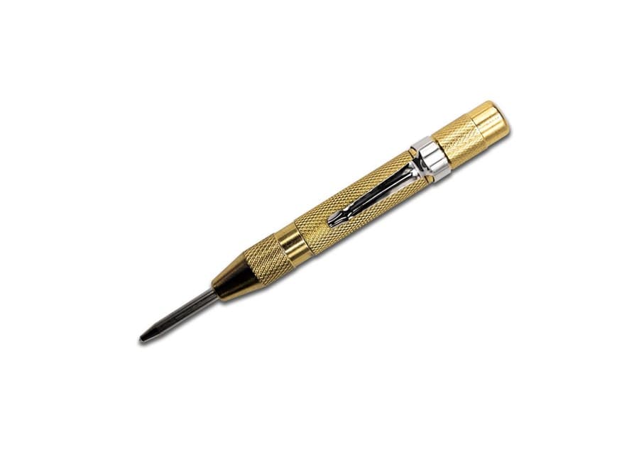 Emergency Medical International Tools Fire_Safety_USA Spring Loaded Window Punch with Pocket Clip