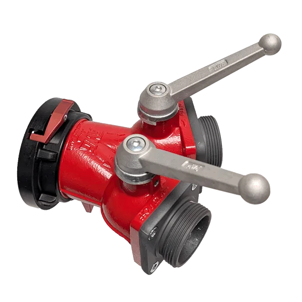 Harrington Gate Valves Fire_Safety_USA Standard 2-Way Ball Valves Gated Wye (Storz Lock x Storz)