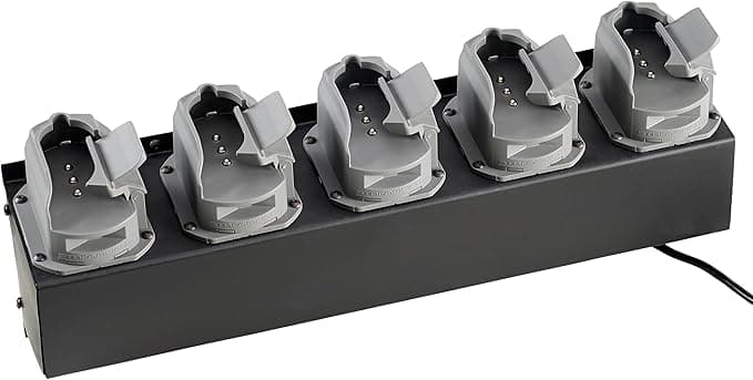 Streamlight Flashlight Accessories Fire_Safety_USA Streamlight 5 Bank Charger, 120V