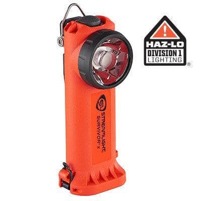 Streamlight Flashlight Fire_Safety_USA Streamlight SURVIVOR® X LED Right Angle Flashlight, Alkaline