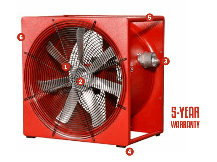 Super Vac Fans & Blowers Fire_Safety_USA Super Vac Hydraulic Smoke Ejectors