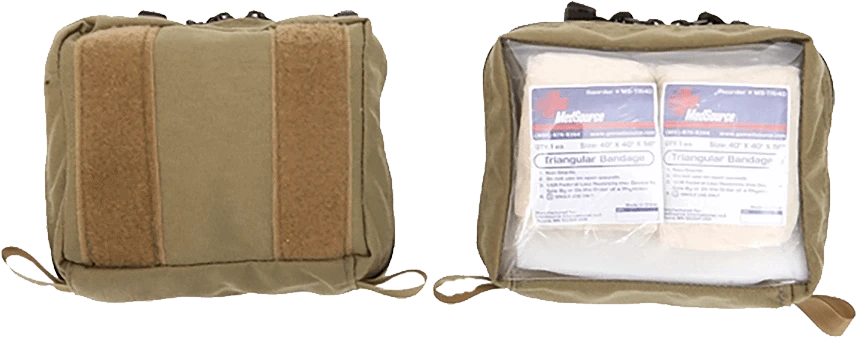 R & B Fabrication Medical Bags Fire_Safety_USA Tactical Medical Backpack Inside Small Pocket with Clear Front