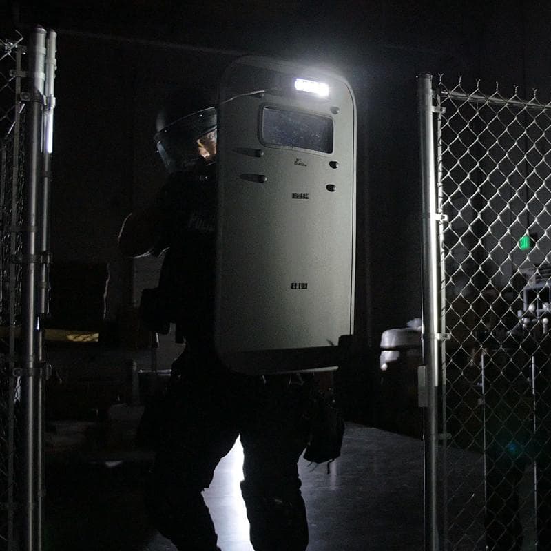 FoxFury Flashlight Fire_Safety_USA Taker B50 Ballistic Shield Light