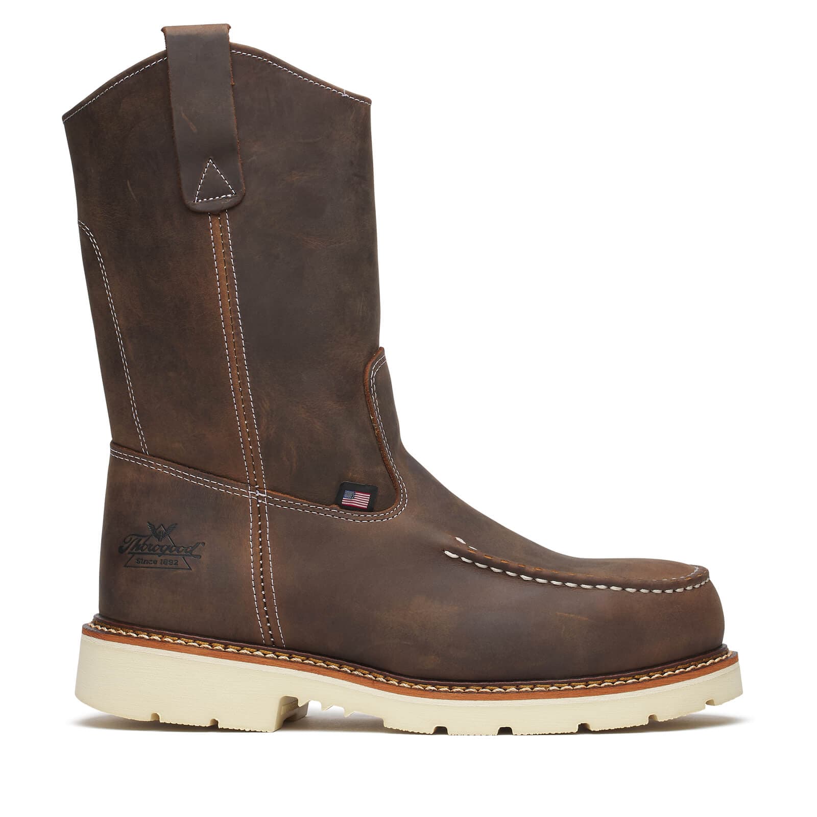Thorogood Uniform Boots Fire_Safety_USA Thorogood 11″ Trail Crazy Horse Safety Toe - Men's