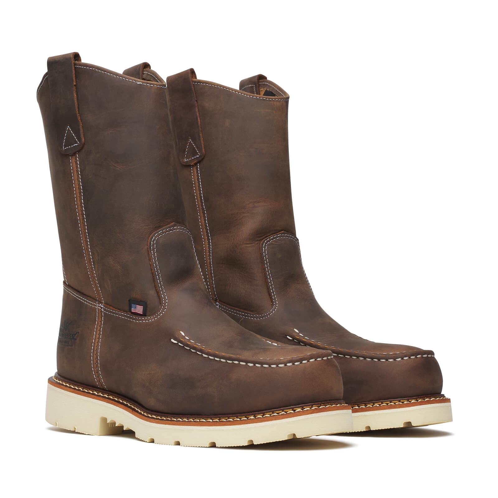 Thorogood Uniform Boots Fire_Safety_USA Thorogood 11″ Trail Crazy Horse Safety Toe - Men's