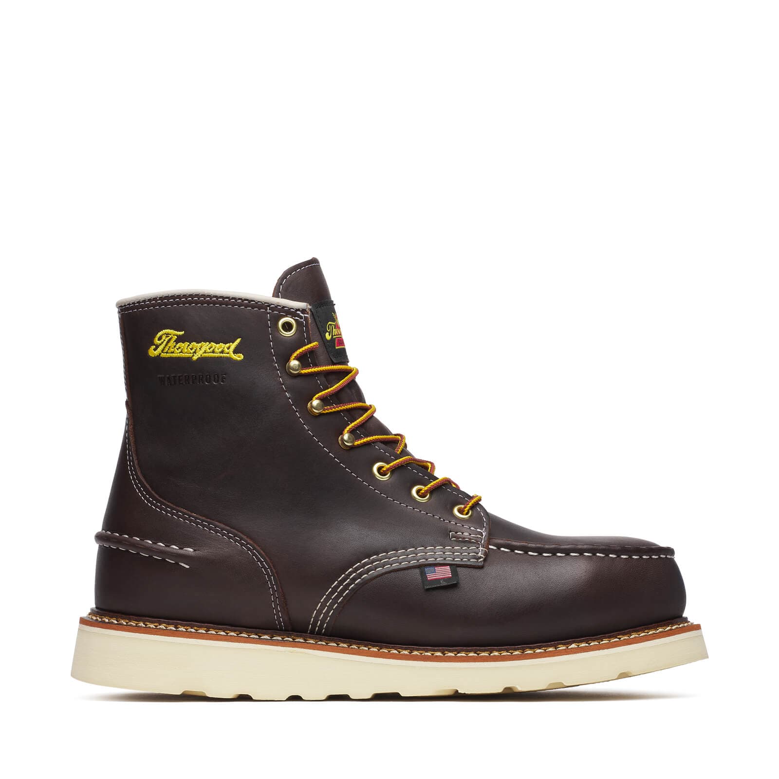 Thorogood Uniform Boots Fire_Safety_USA Thorogood 1957 Series Waterproof 6″ Briar Pitstop Safety Toe - Men's