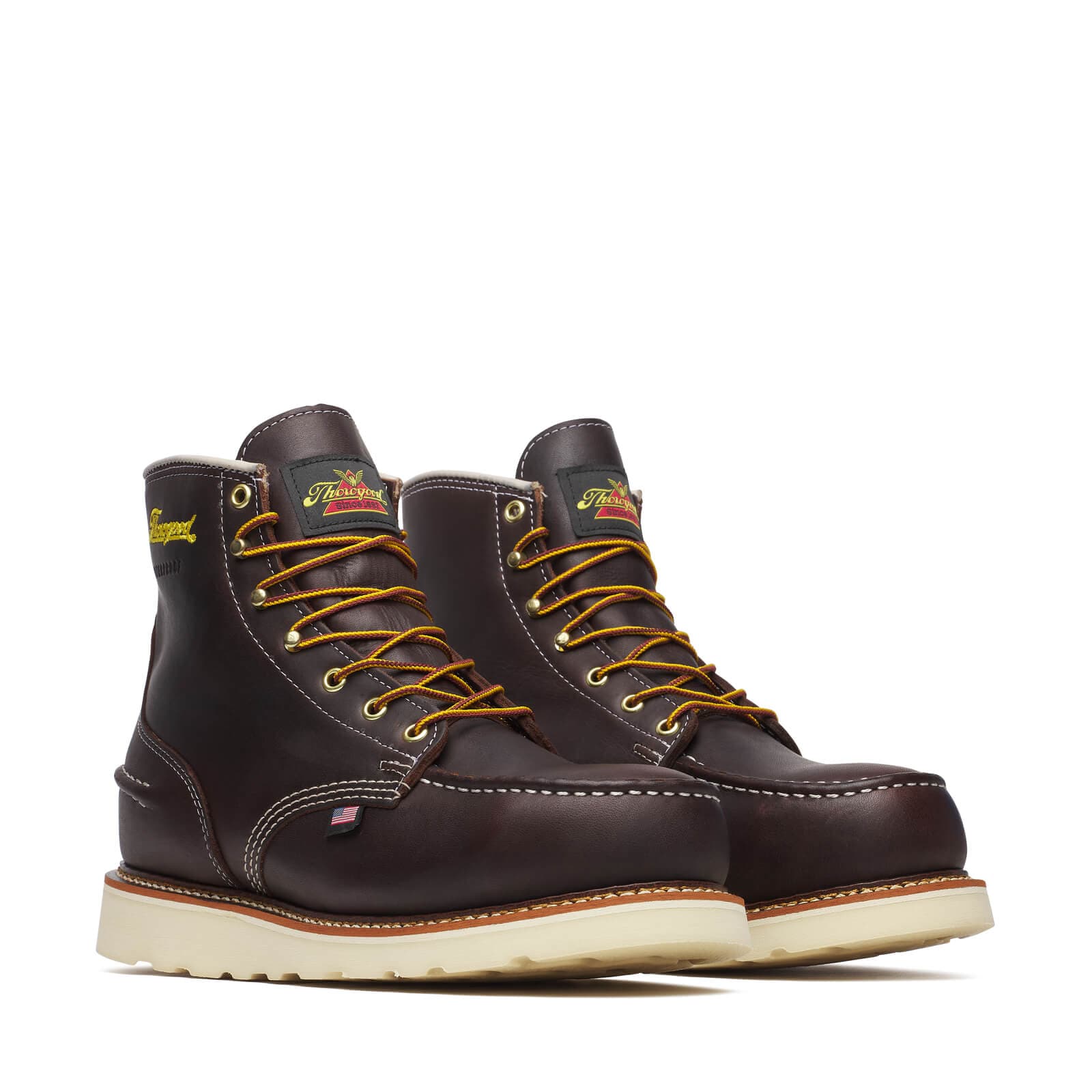 Thorogood Uniform Boots Fire_Safety_USA Thorogood 1957 Series Waterproof 6″ Briar Pitstop Safety Toe - Men's