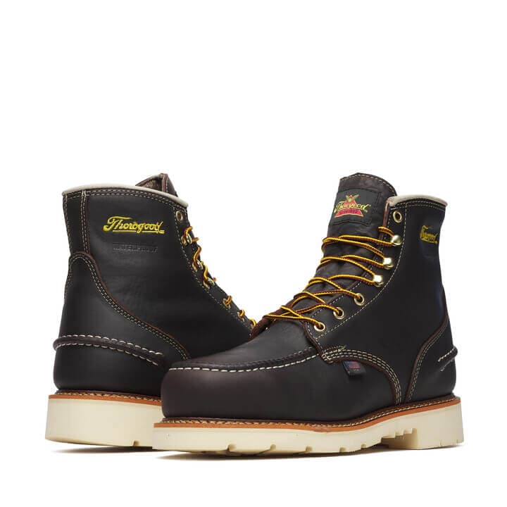 Thorogood Uniform Boots Fire_Safety_USA Thorogood 1957 Series Waterproof 6” Briar Pitstop Safety Toe - Men's