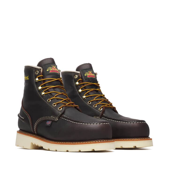 Thorogood Uniform Boots Fire_Safety_USA Thorogood 1957 Series Waterproof 6” Briar Pitstop Safety Toe - Men's