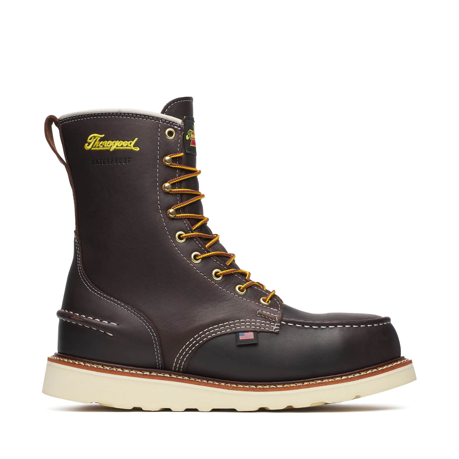 Thorogood Uniform Boots Fire_Safety_USA Thorogood 1957 Series Waterproof 8″ Briar Pitstop Safety Toe - Men's
