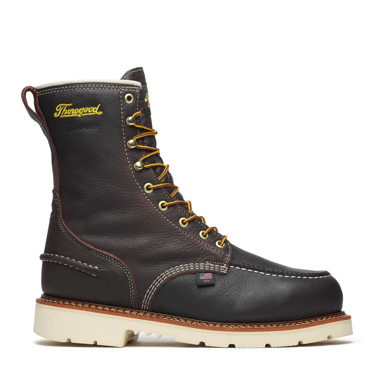 Thorogood Uniform Boots Fire_Safety_USA Thorogood 1957 Series Waterproof 8” Briar Pitstop Safety Toe - Men's