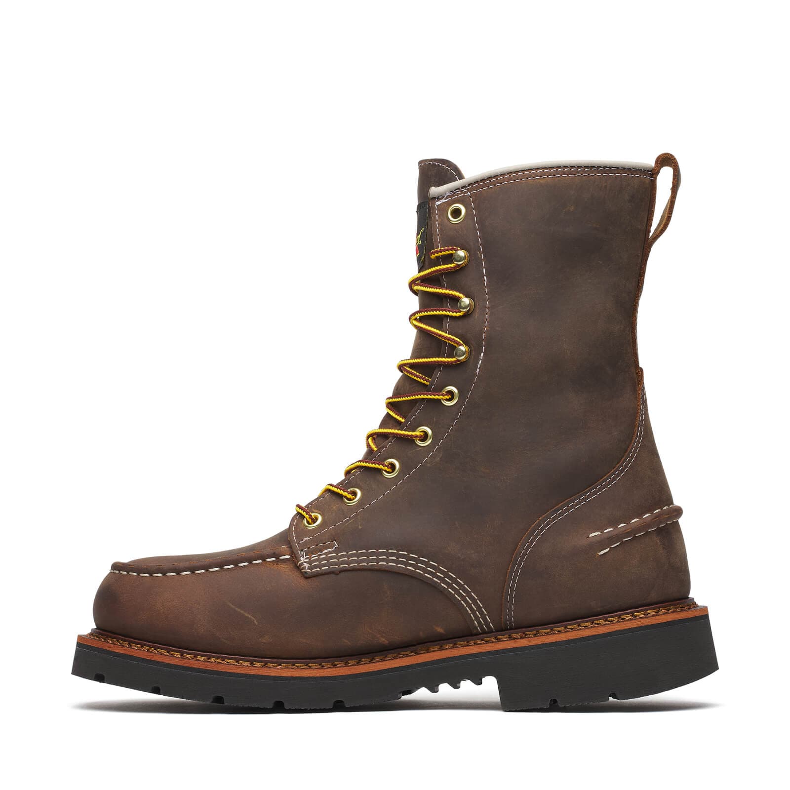 Thorogood Uniform Boots Fire_Safety_USA Thorogood 1957 Series Waterproof 8″ Crazy Horse Moc Toe - Men's