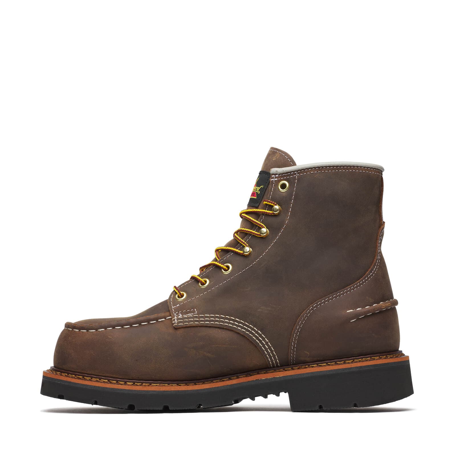 Thorogood Uniform Boots Fire_Safety_USA Thorogood 1957 Series Waterproof Safety Toe 6″ Crazy Horse Moc Toe - Men's