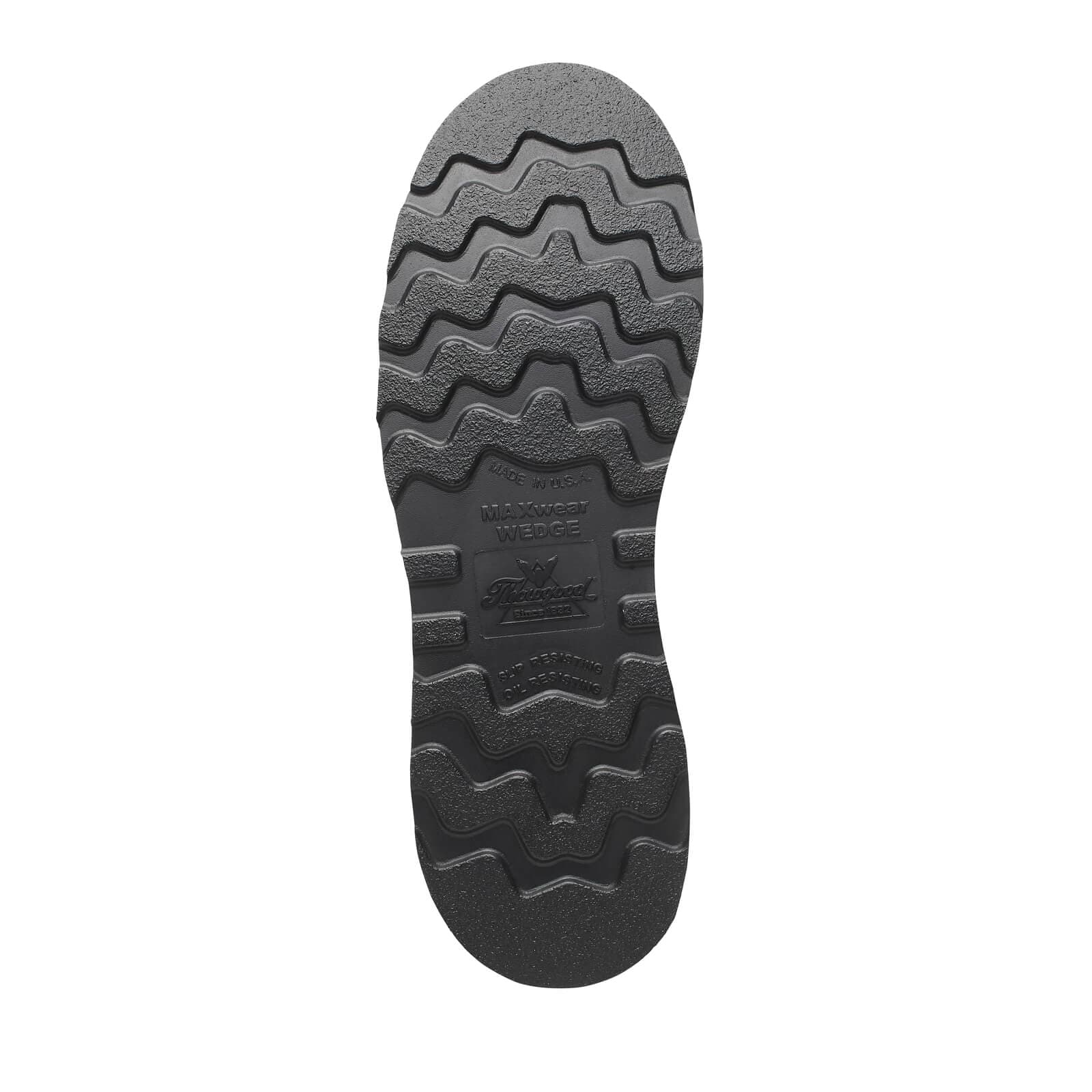Thorogood Uniform Boots Fire_Safety_USA Thorogood 1957 Series WP 6″ Crazy Horse Steel Moc Toe - Men's