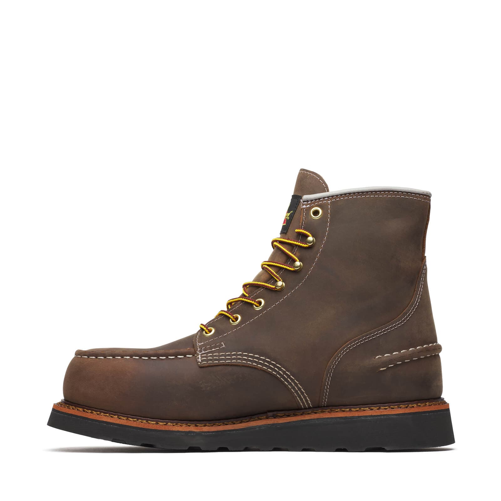 Thorogood Uniform Boots Fire_Safety_USA Thorogood 1957 Series WP 6″ Crazy Horse Steel Moc Toe - Men's