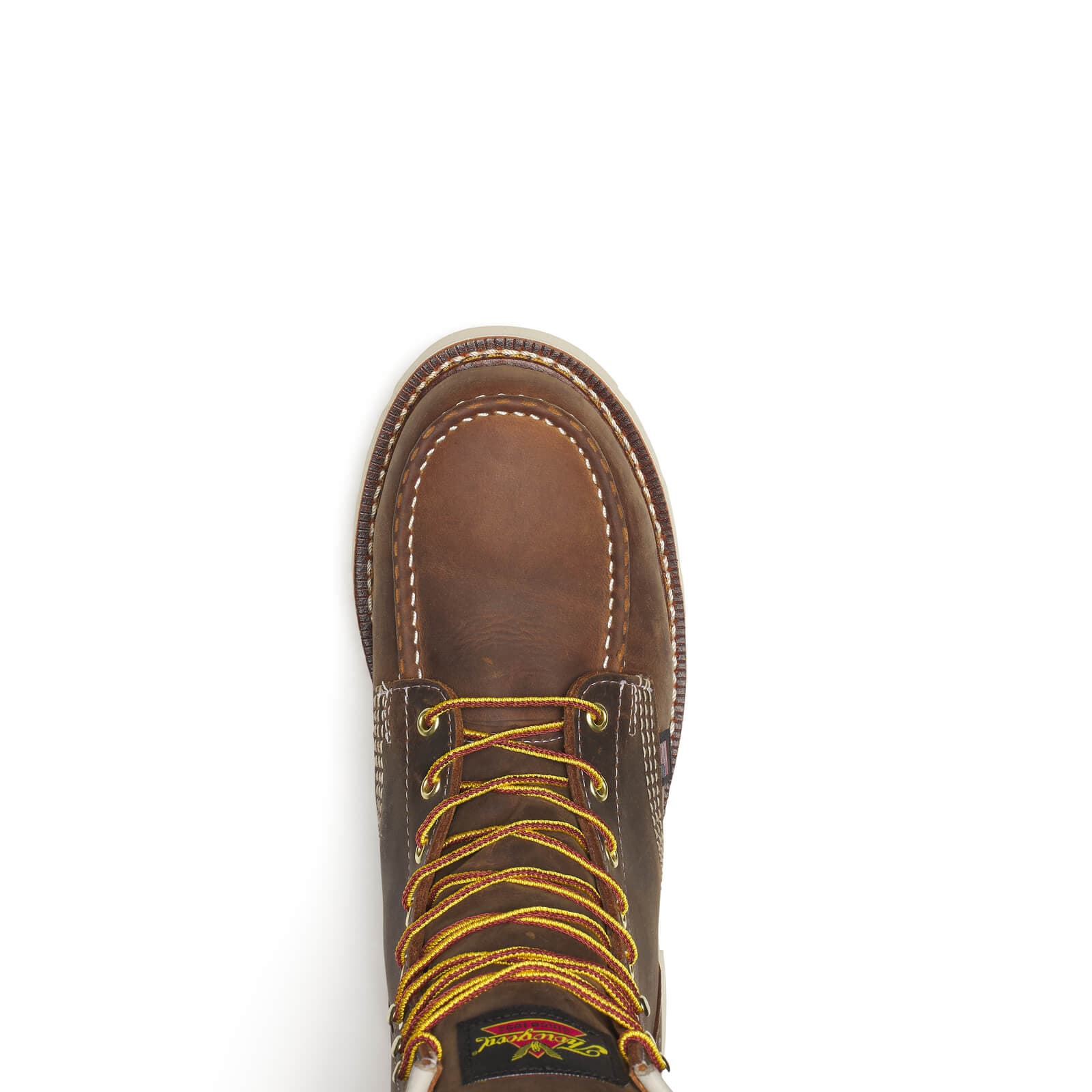 Thorogood Uniform Boots Fire_Safety_USA Thorogood 1957 Series WP 8″ Crazy Horse Steel Moc Toe 90 - Men's