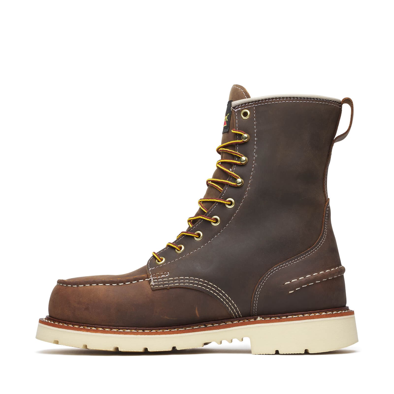 Thorogood Uniform Boots Fire_Safety_USA Thorogood 1957 Series WP 8″ Crazy Horse Steel Moc Toe 90 - Men's