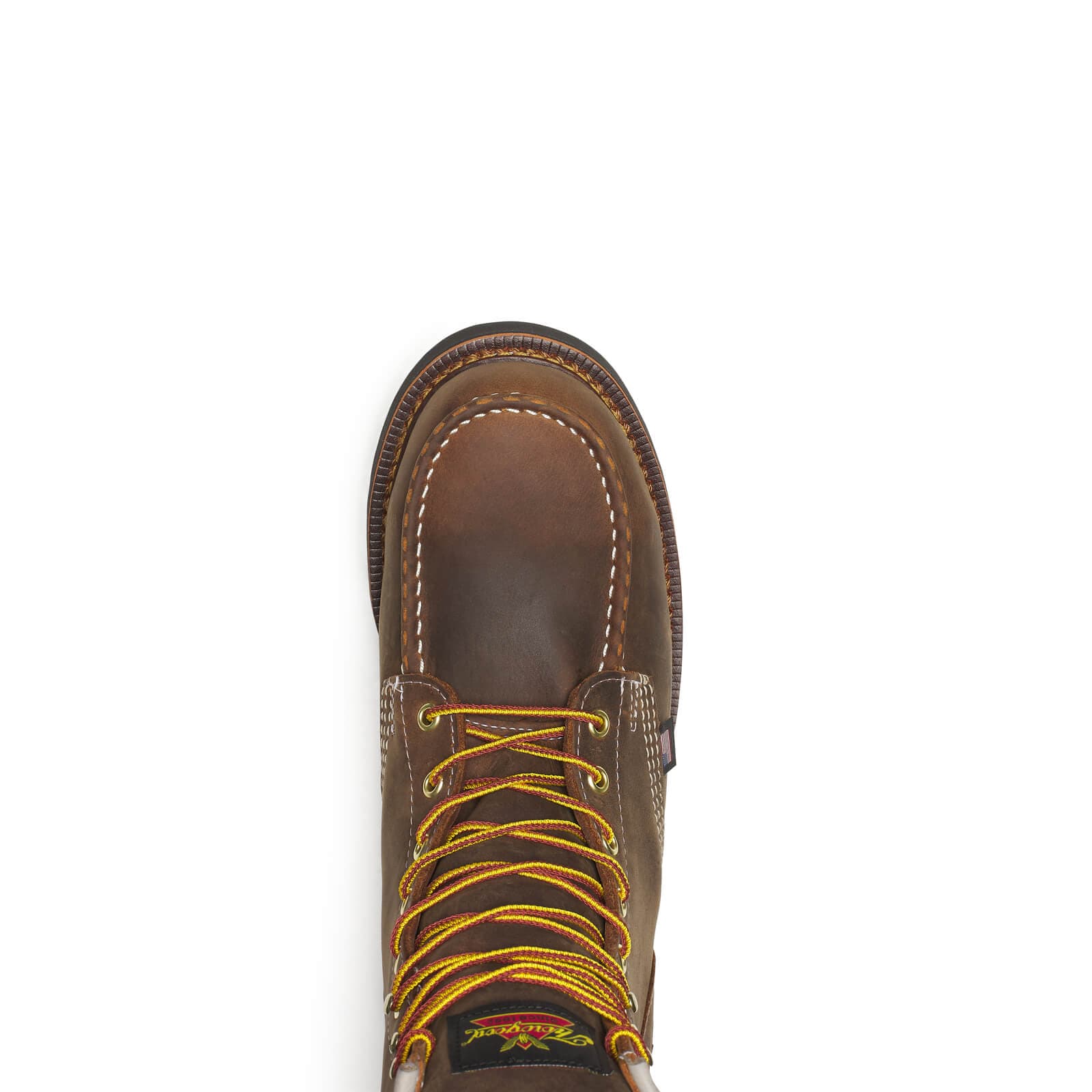 Thorogood Uniform Boots Fire_Safety_USA Thorogood 1957 Series WP 8″ Crazy Horse Steel Moc Toe - Men's