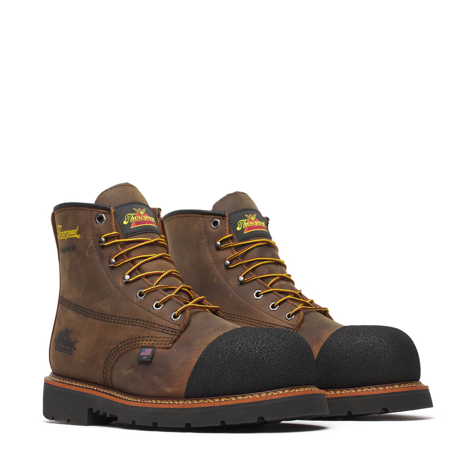 Thorogood Uniform Boots Fire_Safety_USA Thorogood 6″ Crazy Horse Nano Toe - Men's