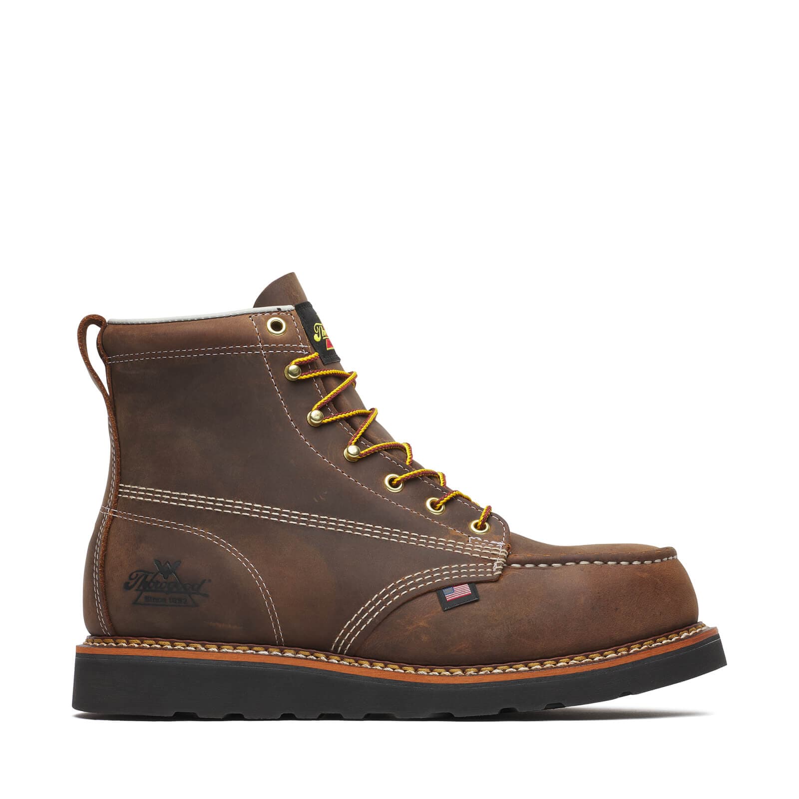 Thorogood Uniform Boots Fire_Safety_USA Thorogood 6″ Crazy Horse Safety Toe - Men's