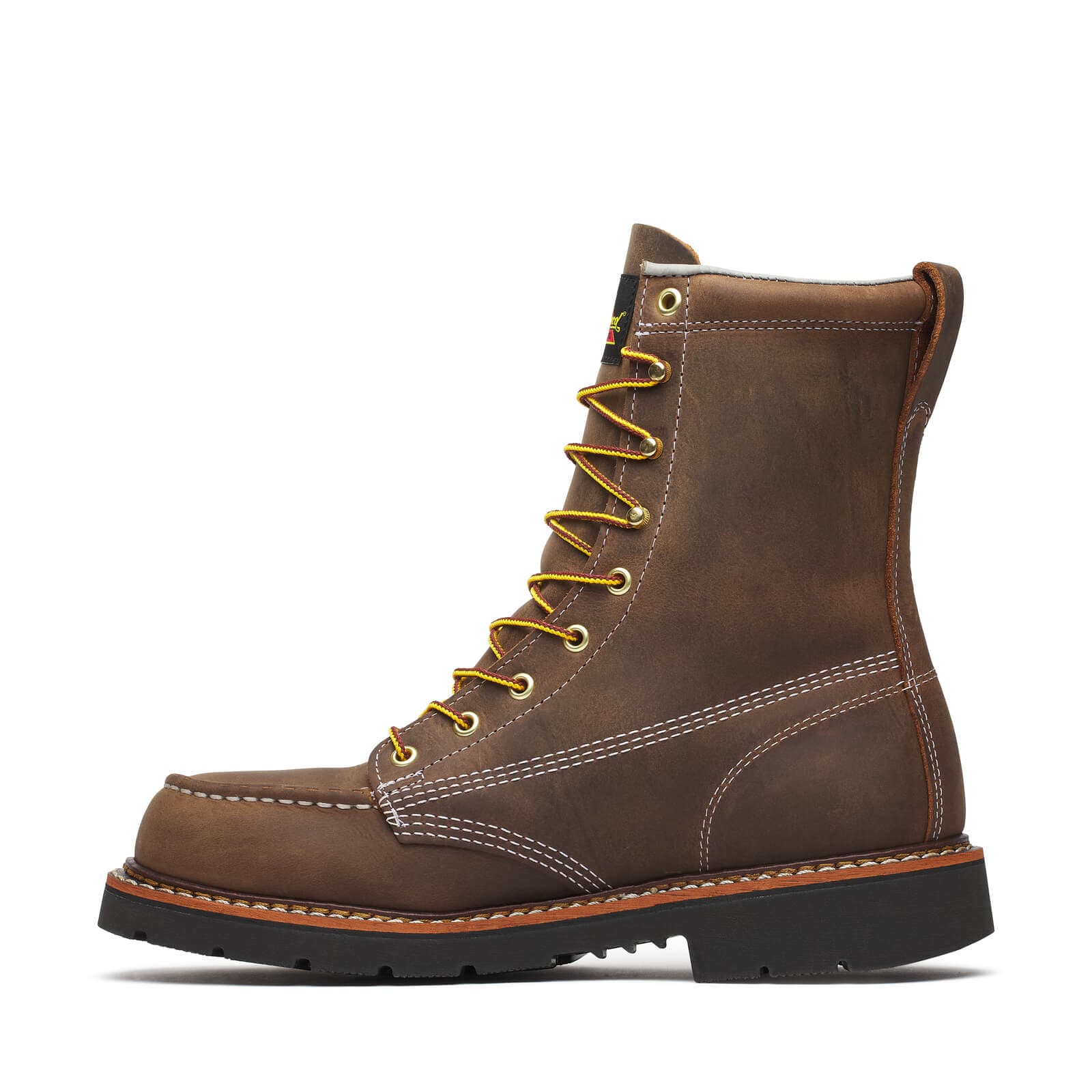 Thorogood Uniform Boots Fire_Safety_USA Thorogood American Heritage 8″ Crazy Horse Steel Moc Toe - Men's