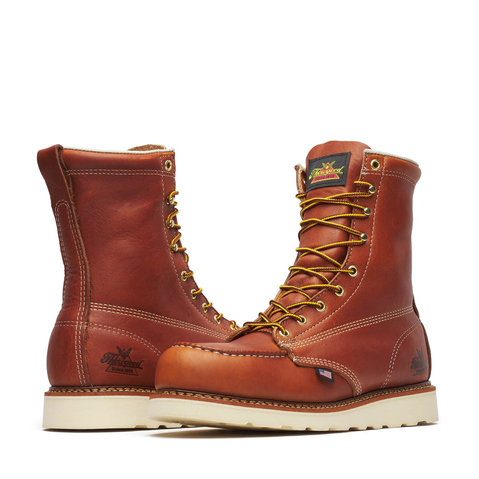 Thorogood American Heritage 8″ Tobacco Safety Toe