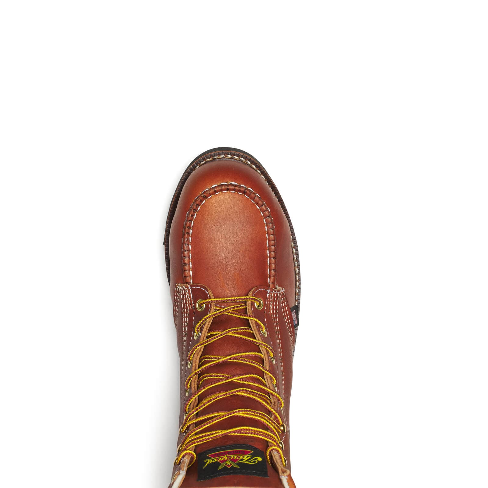 Thorogood Uniform Boots Fire_Safety_USA Thorogood American Heritage 8″ Tobacco Steel Moc Toe - Men's