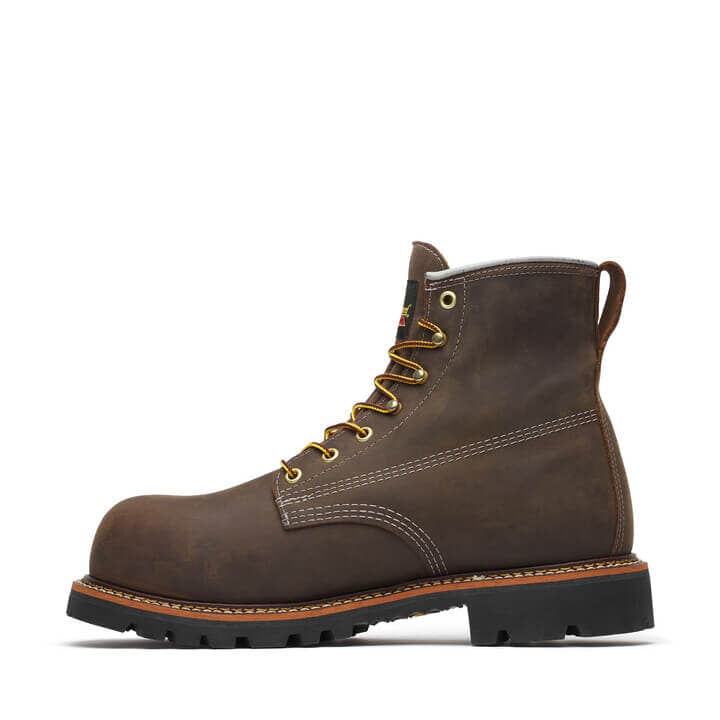 Thorogood Uniform Boots Fire_Safety_USA Thorogood American Legacy Series Waterproof 6” Crazyhorse Nano Toe - Men's