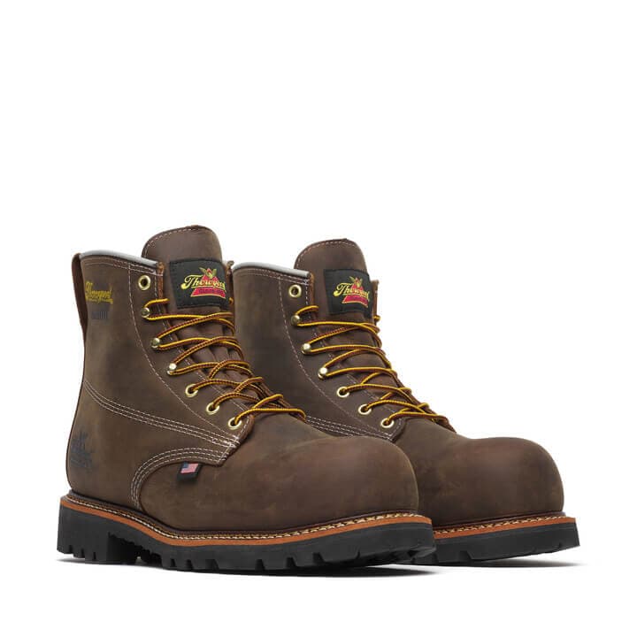 Thorogood Uniform Boots Fire_Safety_USA Thorogood American Legacy Series Waterproof 6” Crazyhorse Nano Toe - Men's