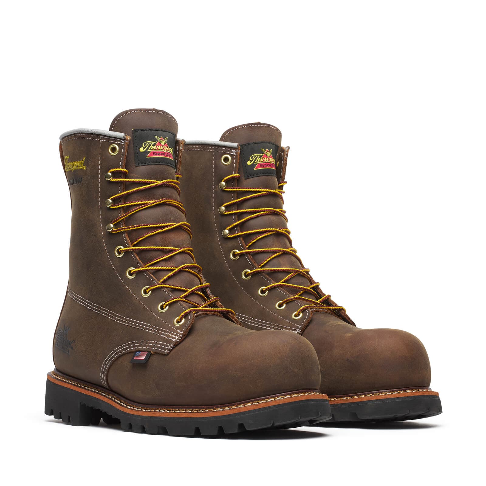 Thorogood Uniform Boots Fire_Safety_USA Thorogood American Legacy Series Waterproof 8” Crazyhorse Nano Toe - Men's