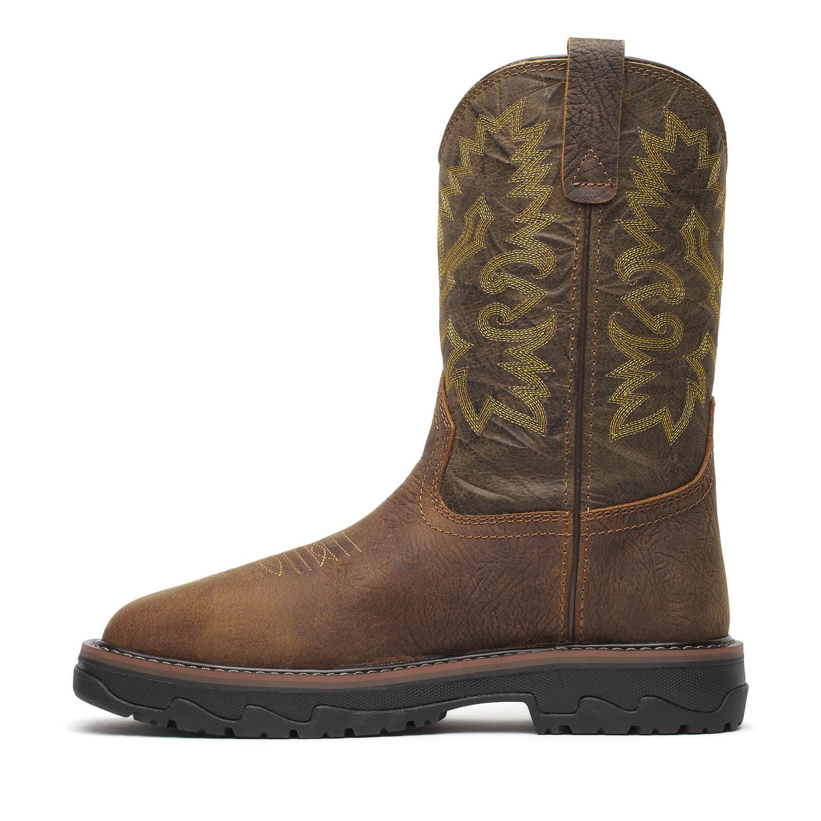 Thorogood Uniform Boots Fire_Safety_USA Thorogood Buffalo Ridge WP 11″ Brown/Sage Nano Sq Toe - Men's