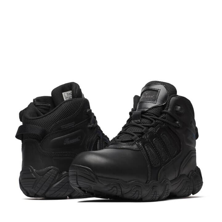 Thorogood Uniform Boots Fire_Safety_USA Thorogood Crosstrex Polishable Toe / Side Zip BBP Waterproof - Men's