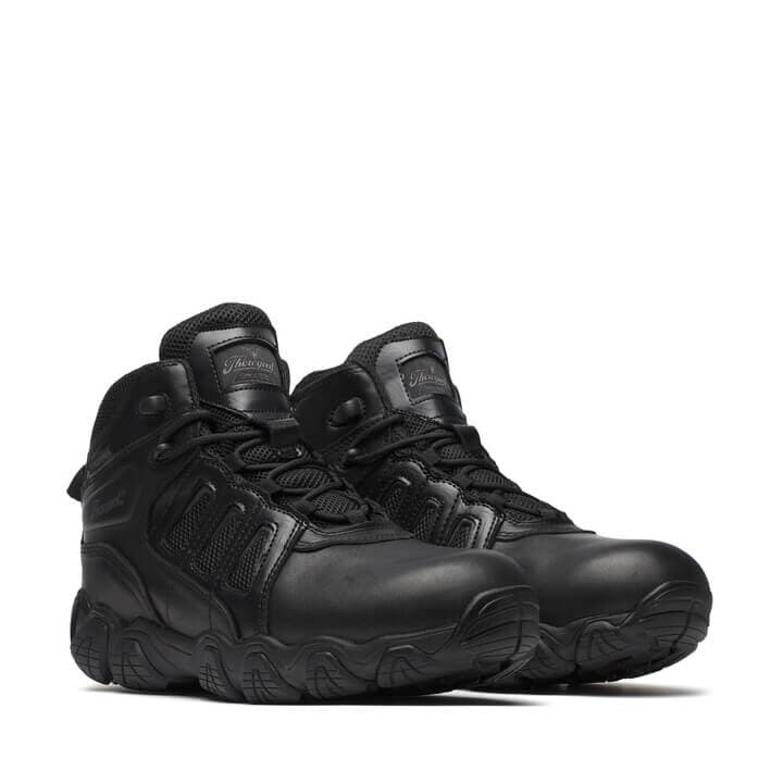 Thorogood Uniform Boots Fire_Safety_USA Thorogood Crosstrex Polishable Toe / Side Zip BBP Waterproof - Men's